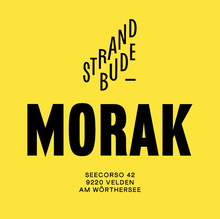 Strandbude Morak visual identity