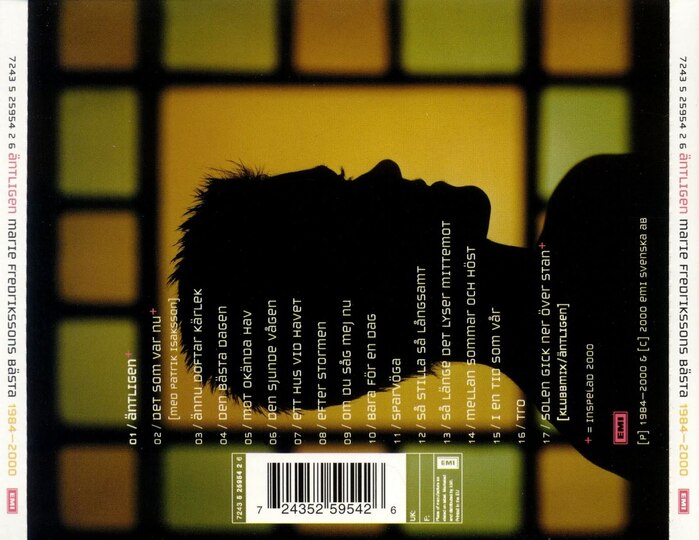 Marie Fredriksson – Äntligen album art 2