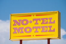 No-Tel Motel sign
