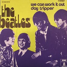 The Beatles – “We Can Work It Out” / “Day Tripper” French single cover
