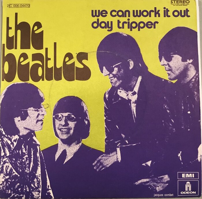The Beatles – “We Can Work It Out” / “Day Tripper” French single cover 1