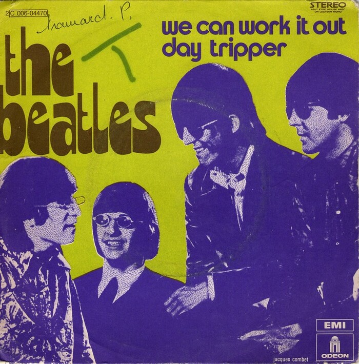 The Beatles – “We Can Work It Out” / “Day Tripper” French single cover 3