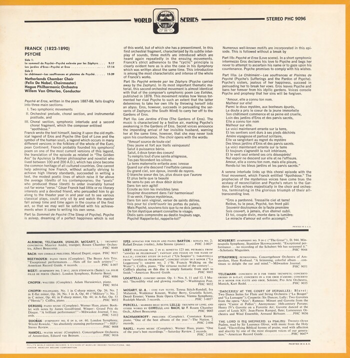 César Franck – Psyché album art 2