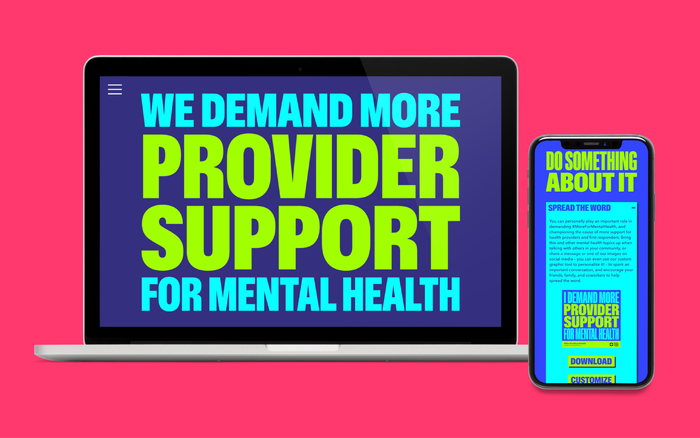 Demand More for Mental Health campaign 7