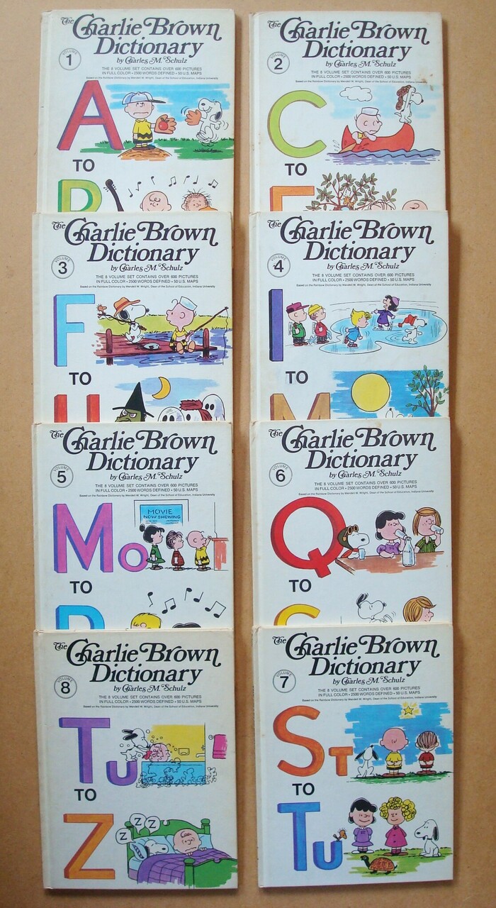 Covers of the 8-volume edition by World Publishing, 1973