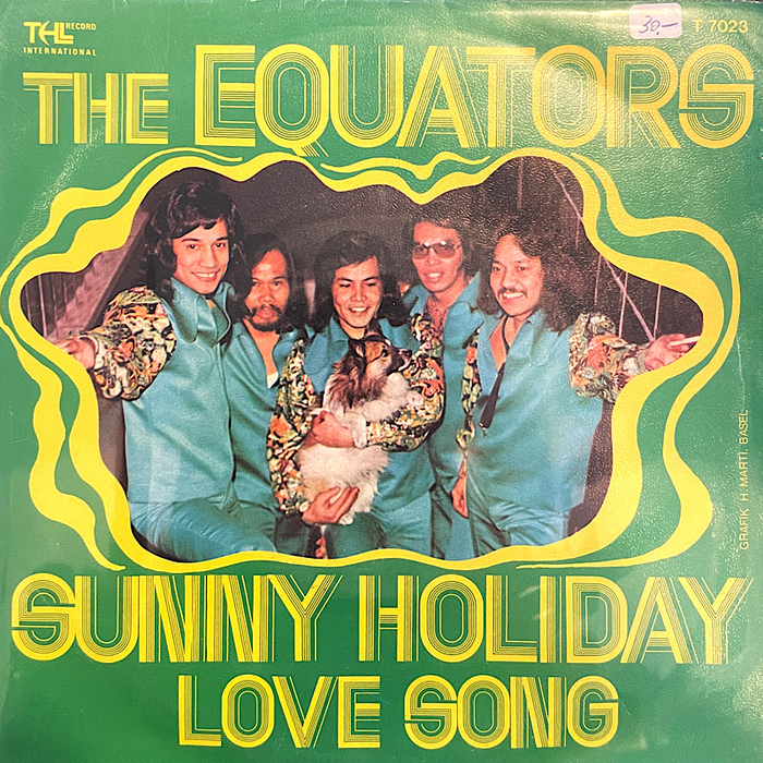 The Equators – “Sunny Holiday” / “Love Song” single cover