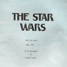 <cite>The Star Wars</cite> story treatment cover