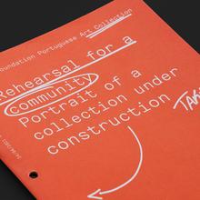 <cite>Rehearsal for a community – Portrait of a collection under construction (take 1)</cite>