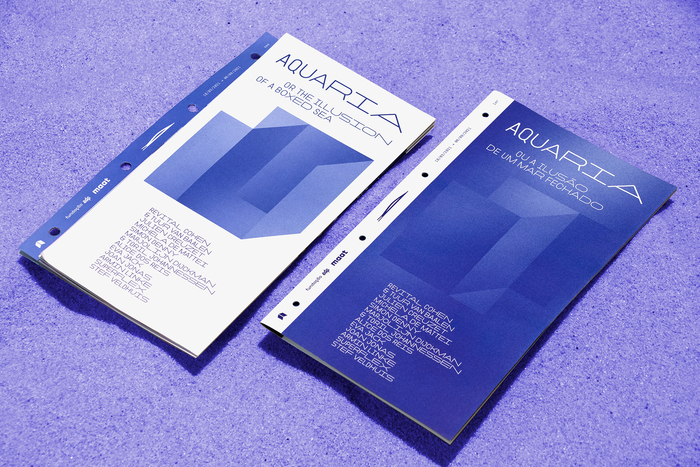 Aquaria – Or the Illusion of a Boxed Sea exhibition booklet 1