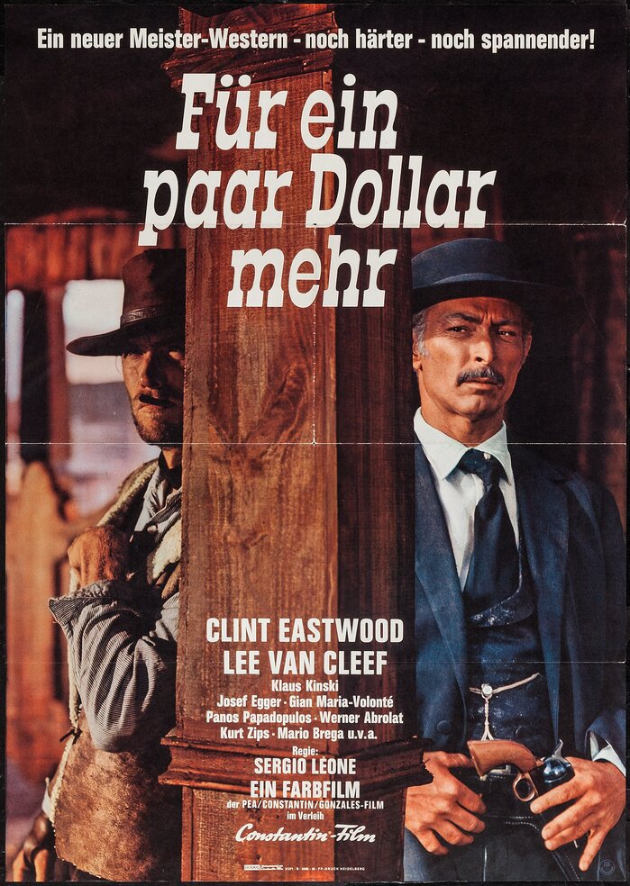 Für ein paar Dollar mehr German movie poster