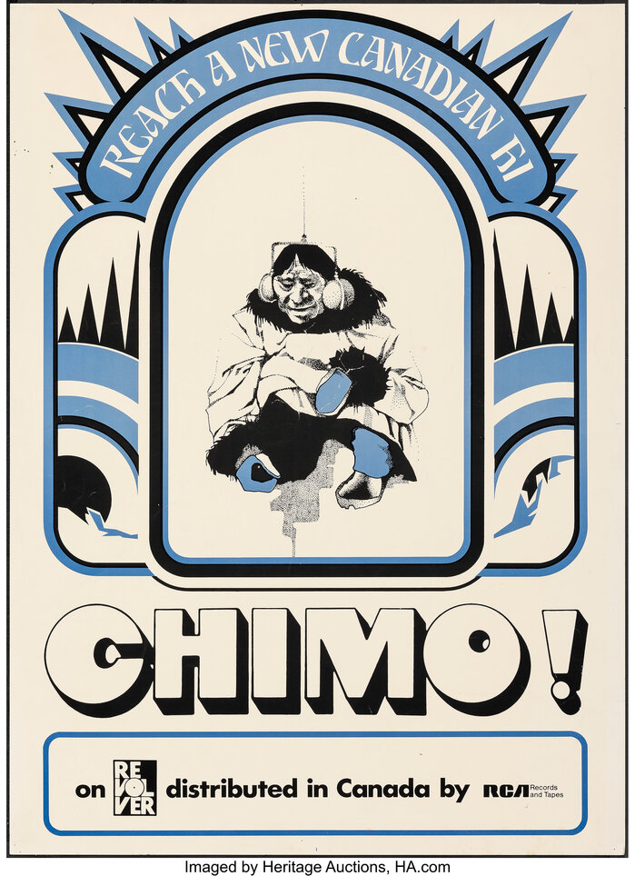 “Reach A New Canadian Hi: Chimo!” poster