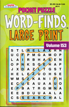 <cite>Pocket Puzzle: Word-Finds Large Print</cite>, Vol. 153