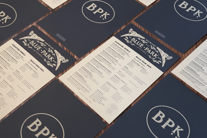 Blue Park Kitchen branding 4