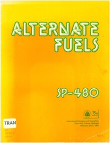 <cite>Alternate Fuels. SP-480</cite>