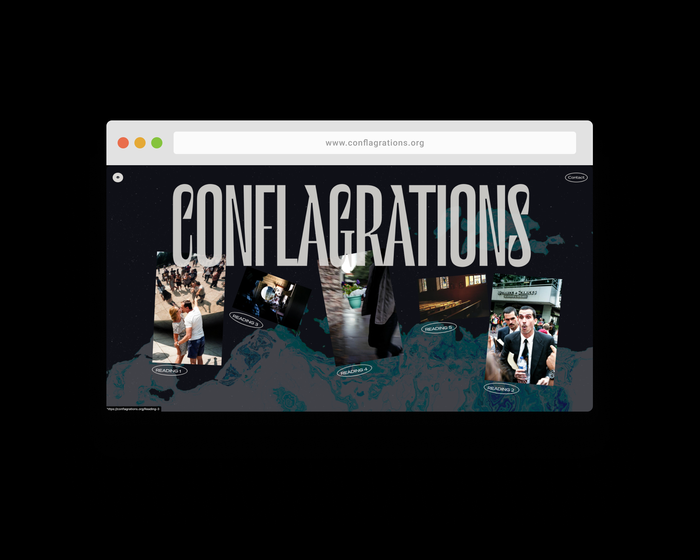 Conflagrations Press website 6