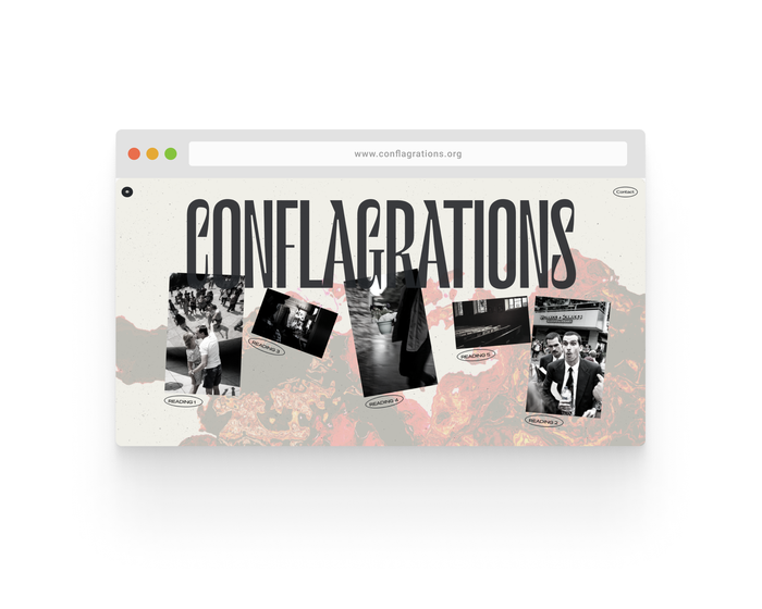 Conflagrations Press website 7