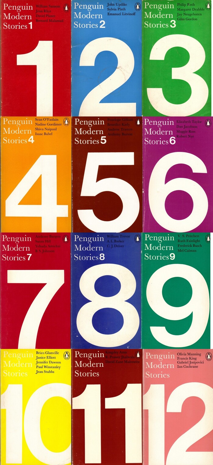 Penguin Modern Stories book covers 1