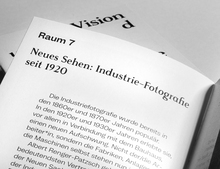 <cite>Vision und Schrecken der Moderne</cite> exhibition guide