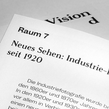 <cite>Vision und Schrecken der Moderne</cite> exhibition guide