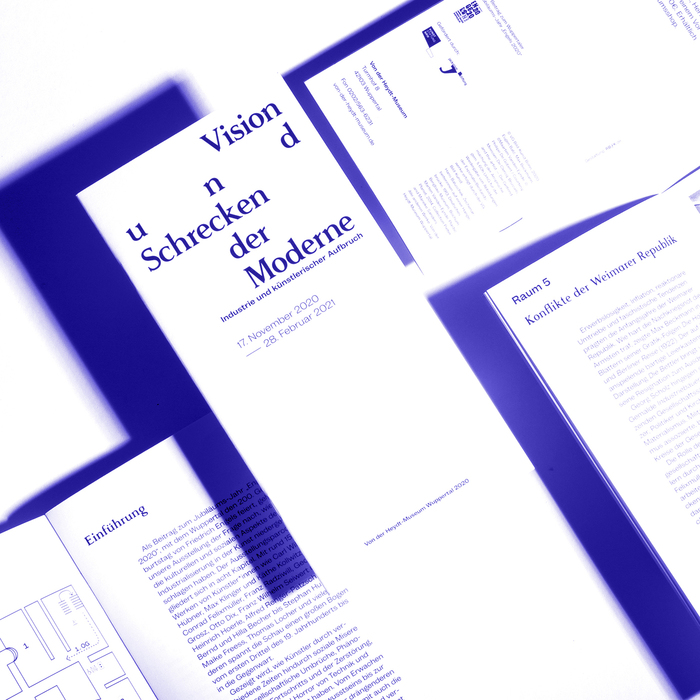 Vision und Schrecken der Moderne exhibition guide 1