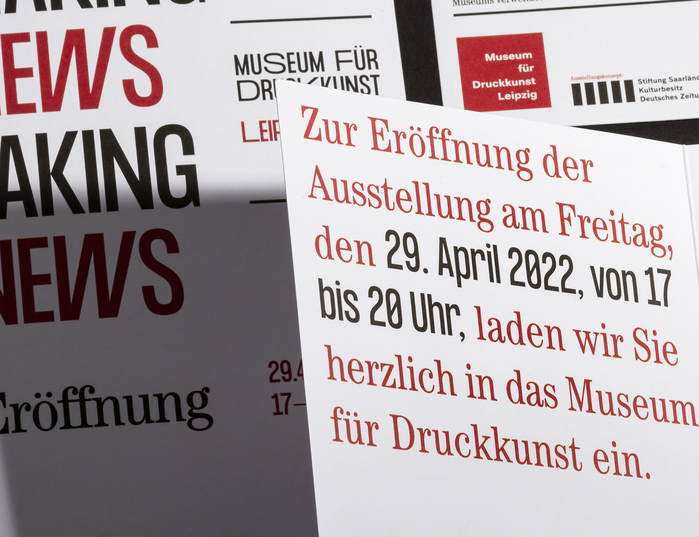 Breaking News, Making News, Faking News, Museum für Druckkunst Leipzig 6