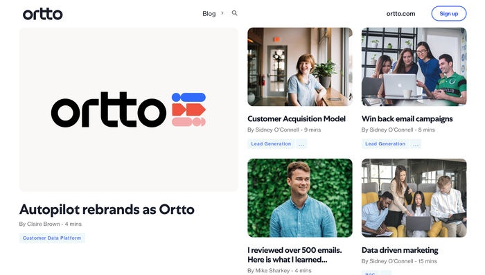 Ortto brand identity 6