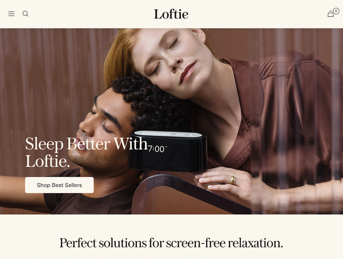 Loftie website 1