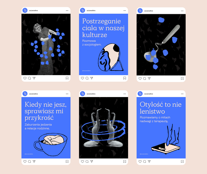 Szczera Sfera visual identity 7