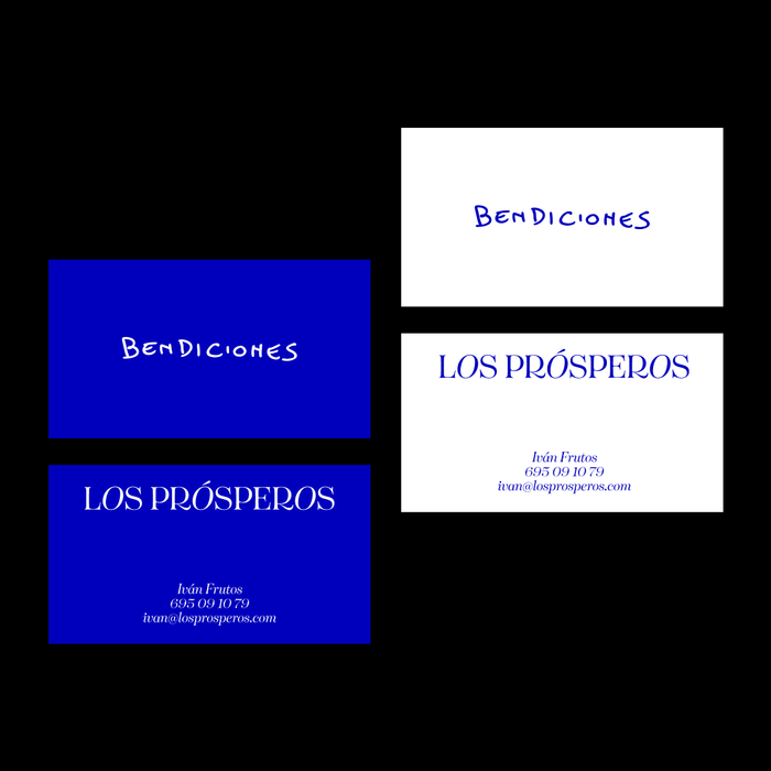 Los Prósperos brand identity 2