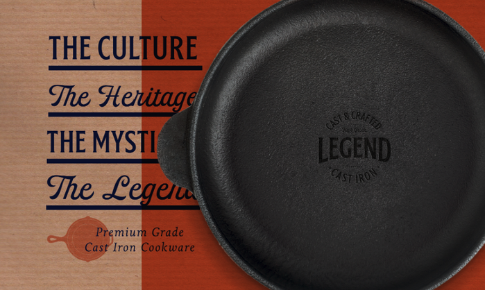 Legend Cookware Cast Iron series 5