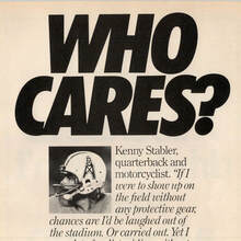 “Ride Aware. Show You Care.” Motorcycle Industry Council Inc. ad campaign