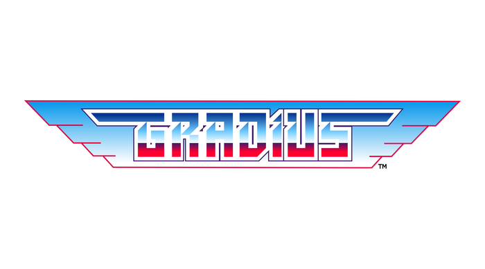 Gradius logo using Langdon Biform with modified G and S and also using 1 for the I letter.