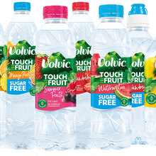 Volvic Touch of Fruit packaging