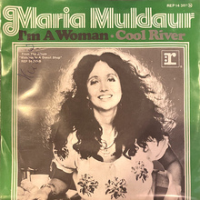 Maria Muldaur – “I’m A Woman” / “Cold River” German single cover