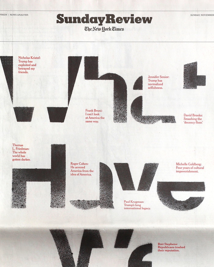 “What Have We Lost?”, The New York Times 2