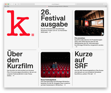 Internationale Kurzfilmtage Winterthur website