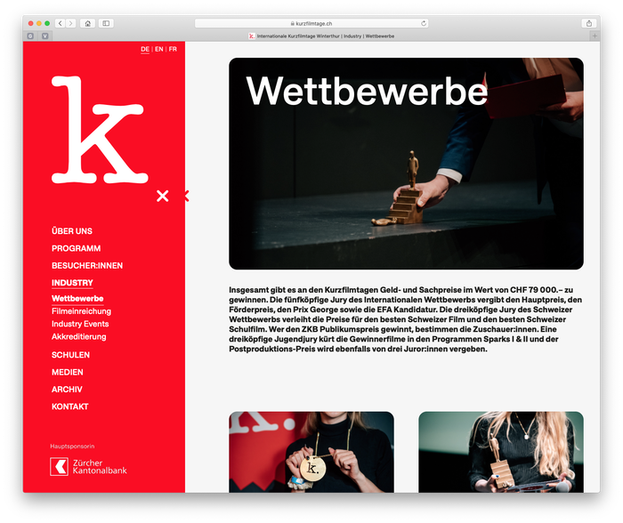 Internationale Kurzfilmtage Winterthur website 4
