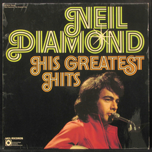 Neil Diamond – <cite>His Greatest Hits</cite> (Deutscher Schallplattenclub) album art