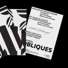 <cite>Obliques</cite> evening, Opéra Comique