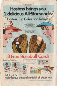Hostess All-Star Baseball Cards advertisement