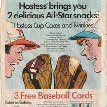 Hostess All-Star Baseball Cards advertisement