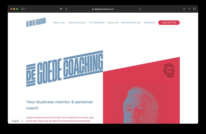 De Goede Coaching website 1