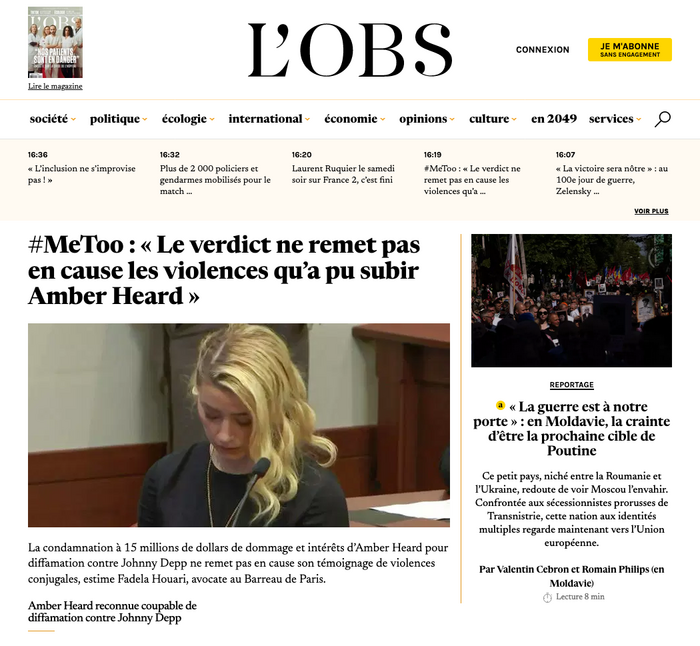 L’Obs website 1