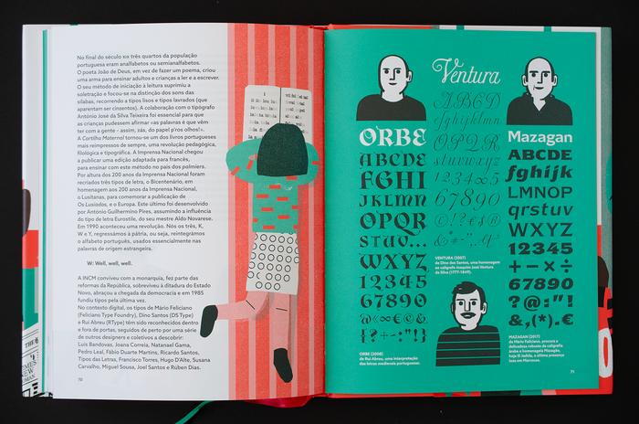 Tipos Curiosos. Pequena História das Letras – featuring Portuguese type designers and their work