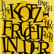 Kotzfrucht in der Zitrone concert poster