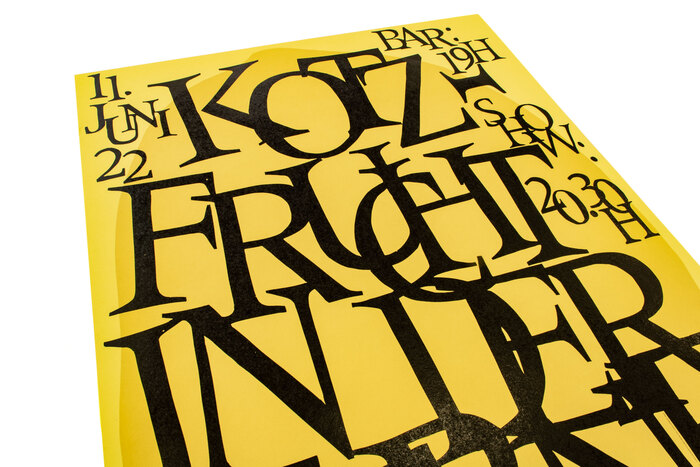 Kotzfrucht in der Zitrone concert poster 2