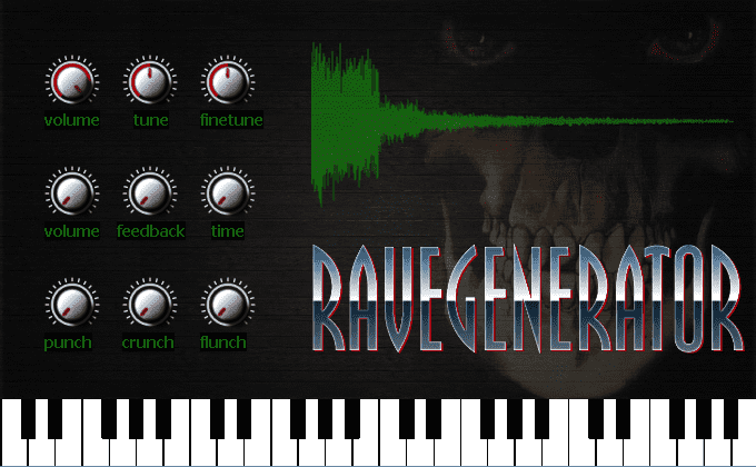 The first version of Rave Generator, released in 2014