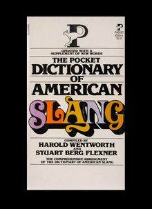 <span><cite>The Pocket Dictionary of American Slang</cite> by <span>Harold Wentworth and <span><span>Stuart Berg </span></span>Flexner (eds.)</span></span>