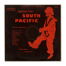 Varsity Singers and Orchestra – <cite>Selections from South Pacific</cite> album art