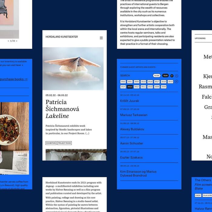 Hordaland Kunstsenter website 2